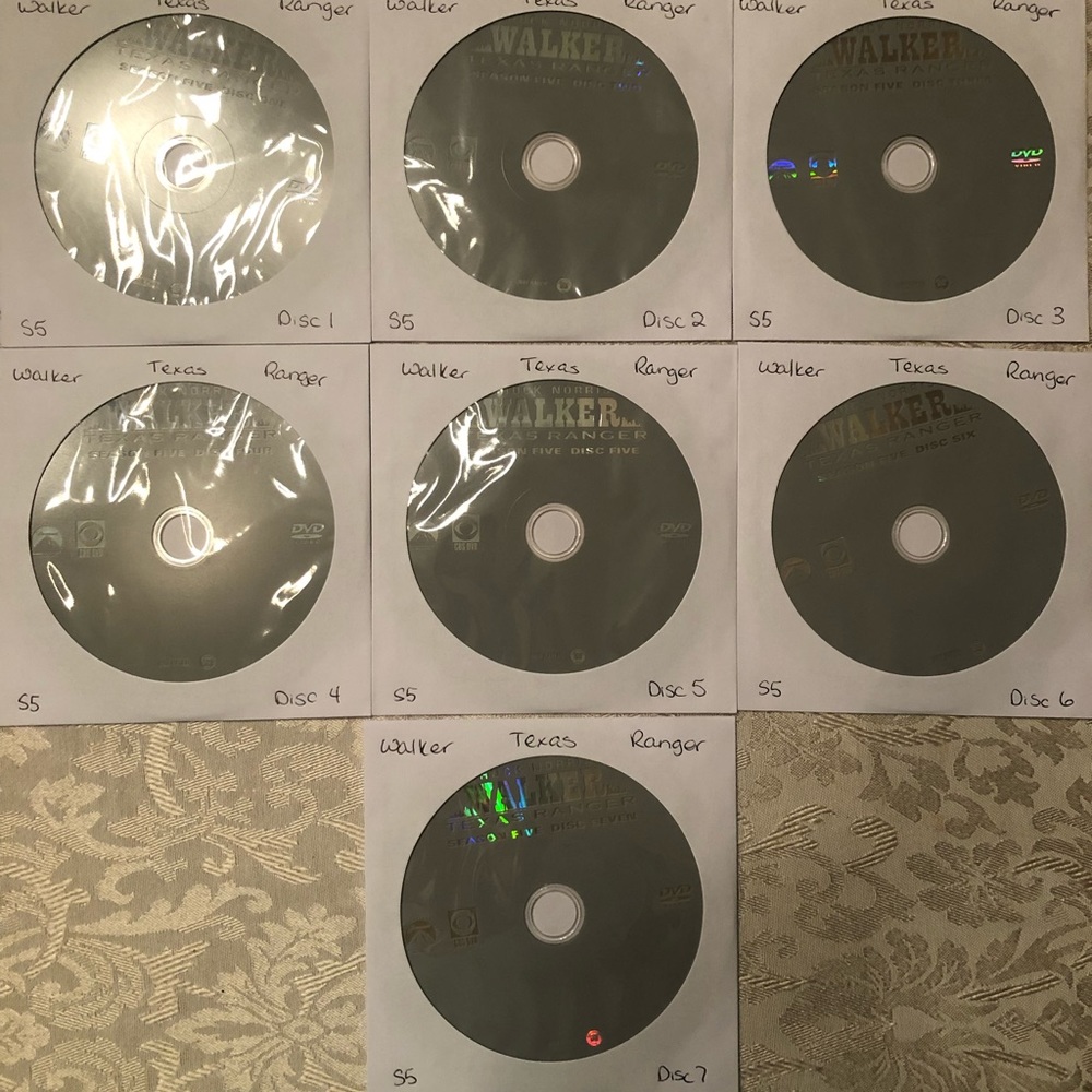 Walker Texas Ranger Season 5 DVDs